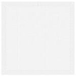 vidaXL Table de Jardin Blanc 100 x 100 x 73 cm polyrotin