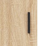 vidaXL Buffet haut chêne sonoma 69 5x31x115 cm bois d'ingénierie