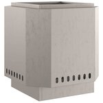 vidaXL Braise Brown 48 x 48 x 51 cm Weathering steel