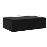 vidaXL Housse de salon de jardin 12 œillets 205x325x90 cm