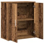 vidaXL Haut Armoire 2 Pièces Bois ancien 60 x 31 x 70 cm