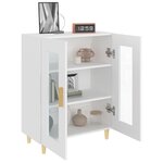 vidaXL Buffet blanc 69 5x34x90 cm bois d'ingénierie