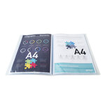 Protège-documents en polypropylène semi rigide kreacover chromaline 160 vues - a4 - x 8 - exacompta