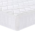 vidaXL Matelas à ressorts ensachés dureté moyenne 180x200 cm