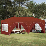 vidaXL Tente de fête pop-up 575 x 288 x 245 cm Terre cuite