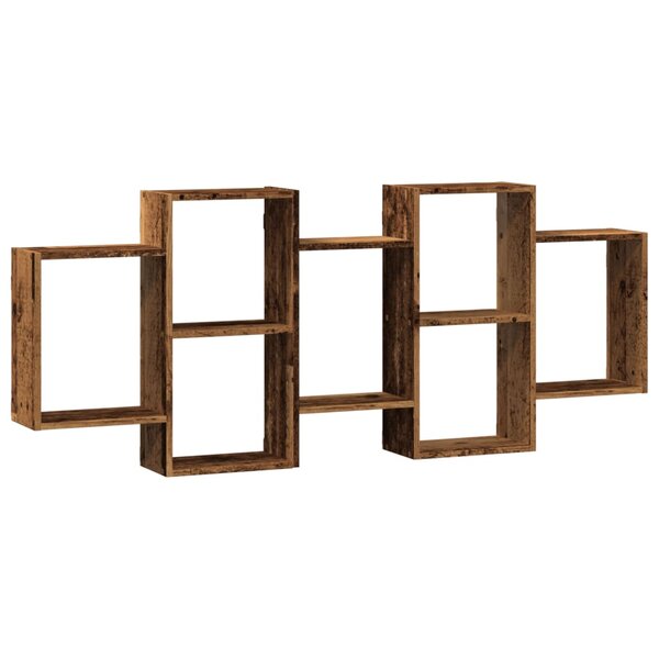 vidaXL Étagère murale vieux bois 159x18x65 cm bois d'ingénierie