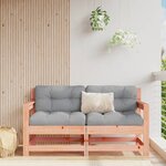 vidaXL Canapés d'angle de jardin 2 Pièces bois massif douglas