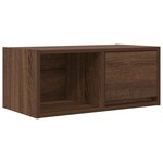 vidaXL Meuble TV chêne marron 60x31x25 5 cm bois d'ingénierie