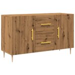 vidaXL Buffet chêne artisanal 100x36x60 cm bois d'ingénierie