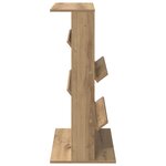 vidaXL Étagère à magazines Chêne artisanal 70 x 41 x 96 cm