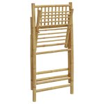 vidaXL Chaises de bistro pliantes lot de 2 et coussins blanc crème