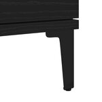 Buffet vidaXL Noir Chêne 60x35x70 cm Bois d'ingénierie
