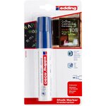 Marqueur craie liquide 4090 blister de 1 bleu 4-15 mm x 6 EDDING