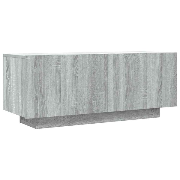 vidaXL Meuble TV Sonoma gris 100x35x40 cm Bois d'ingénierie