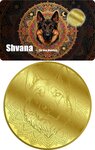 Pièce de monnaie en Or 30 Dollars g 0.155 (1/200 oz) Millésime 2026 Mandala DOG (PRÉCOMMANDE)