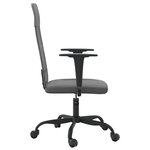 Chaise fauteuil siège de bureau informatique étude réglable en hauteur gris 02_0024067
