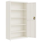 vidaXL Classeur blanc 105x40x180 cm acier