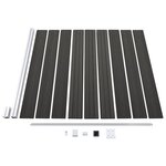 vidaXL Clôture de jardin WPC 175x186 cm Gris