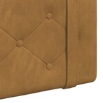 vidaXL Tête de lit suspendue Marron Velours