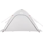 vidaXL Tente de plage gris imperméable