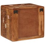 vidaXL Cabinet de chevet mural avec tiroir Multicolore 40 x 30 x 36 cm