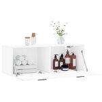 vidaXL Armoire murale blanc 100x36 5x35 cm bois d'ingénierie