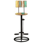 vidaXL Tabourets de bar lot de 2 bois de récupération massif