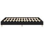 vidaXL Cadre de Lit Chêne Noir 150x200 cm Bois Stratégique
