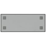 vidaXL Tableau noir magnétique mural Noir 50x20 cm Verre trempé