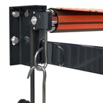 vidaXL Auvent rétractable automatique orange et marron 3x2 5 m