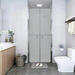 vidaXL Porte de douche ESG dépoli 71x190 cm