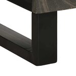 vidaXL Buffet noir 40x33x75 cm bois massif de manguier