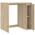 vidaXL Armoire pour machine à laver avec porte Sonoma 87 x 60 x 89 cm