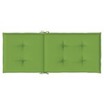 vidaXL Coussins de chaise à dossier haut lot de 6 vert mélangé tissu