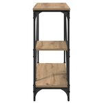 vidaXL Table console Chêne artisanal 88 5 x 30 x 75 cm