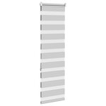 vidaXL Store zèbre gris clair largeur du tissu 40 9 cm polyester