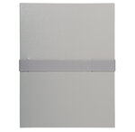 Chemise dos extensible balacron sangle velcro avec Rabat pied de page 24 x 32 Gris EXACOMPTA