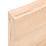 vidaXL Étagère murale 80x30x(2-6) cm bois de chêne massif non traité