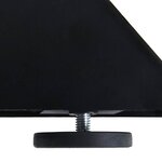 vidaXL Pied de table à manger en forme d'araignée  noir  120 x 68 x (72-73) cm  acier