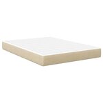 vidaXL Matelas de Lit avec matelas Vert 140 x 190 cm tissu