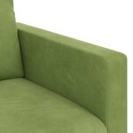 vidaXL Ensemble de Canapés 2 Pièces Vert clair 228 x 78 x 80 cm Velours