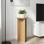 vidaXL Support de Plante 2 pc Chêne artisanal 40 x 40 x 80 cm