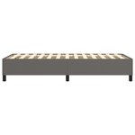 vidaXL Cadre de lit gris 90x200 cm similicuir