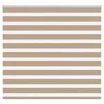 vidaXL Store zèbre marron sable largeur du tissu 155 9 cm polyester