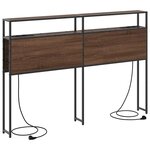 vidaXL Tête de lit de rangement Chêne marron 160 cm Bois d'ingénierie