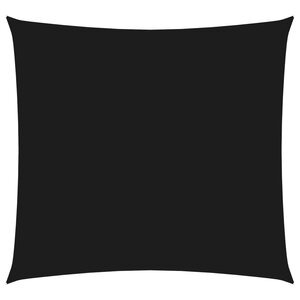 vidaXL Voile de parasol tissu oxford carré 2x2 m noir