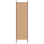 vidaXL Paravent à 6 panneaux Beige 300 x 180 cm Tissu