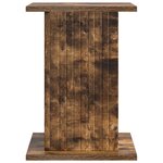 vidaXL Support de Plante Chêne fumé 30 5 x 30 x 43 cm