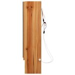 vidaXL Armoire à miroir de salle de bain LED Chêne 80x15x60 cm MDF