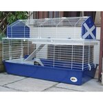 Ferplast Clapier Barn 120 119x58x77 cm Bleu